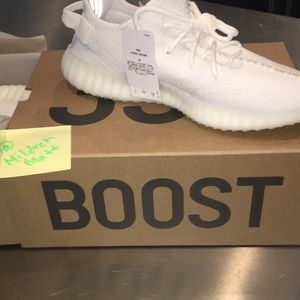 Yeezy Boosts V2 Triple white - brand new sz 11 ds.